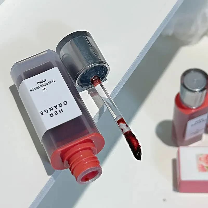 ملمع شفاه غير لاصق، يدوم طويلاً، مقاوم للماء، غير لامع، بأسعار معقولة - 5