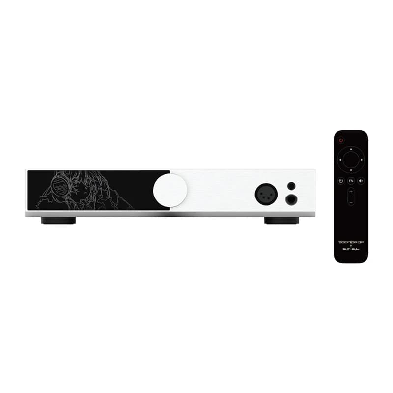 MOONDROP × SMSL DHA15 جهاز DAC AMP متكامل ثنائي الرقاقات CS43198 فك ترميز DSD256 و 32 بت 384 كيلو هرتز مكبر سماعات الرأس