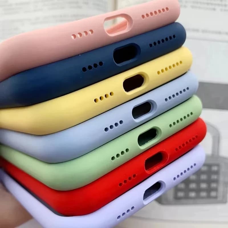 Original Liquid Silicone Phone Case for iPhone 15 16 14 Plus 13 12 11 Pro Max Soft Cases for iPhone 12 13 11 14 15 Full Cover - 5