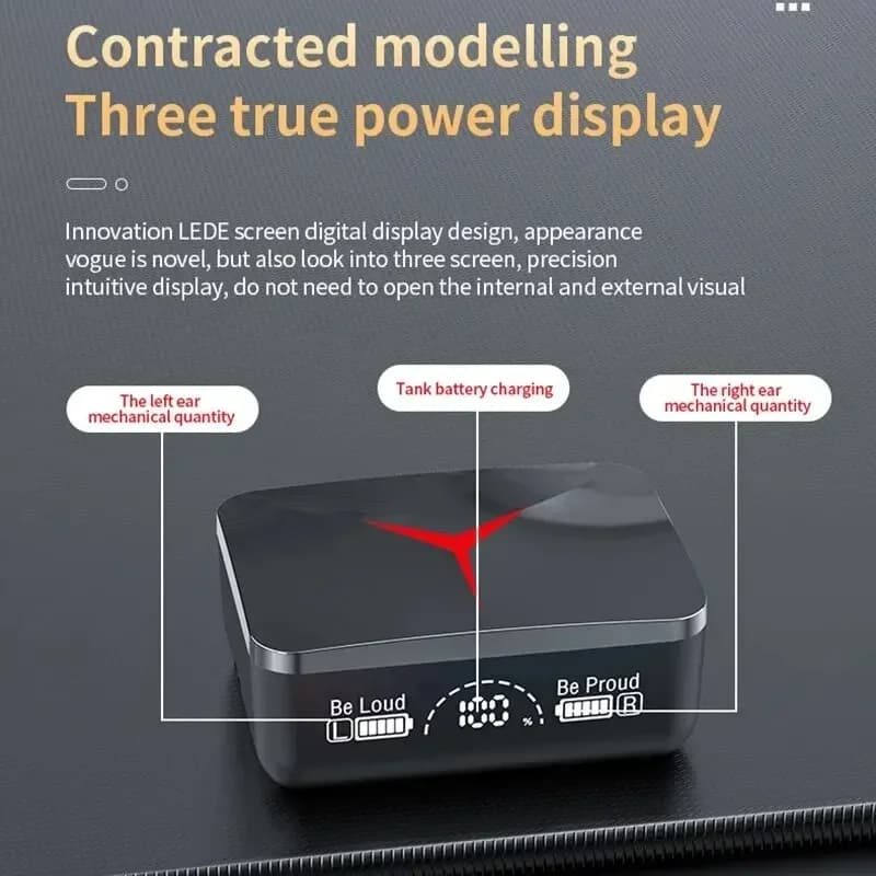 M90 TWS Bluetooth 5.3 Earphones Wireless Headphones Touch Control Gaming Headsets HIFI Stereo Sound Noise Reduction With Mic - 3