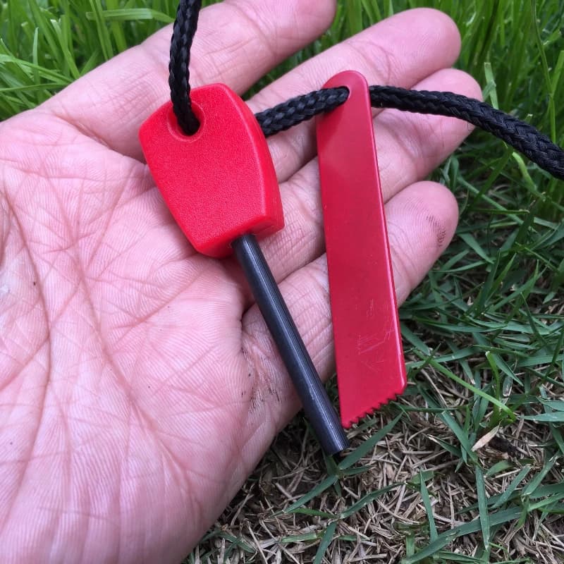 New Mini Flint Waterproof Fire Starter Magnesium Strip Small Camping PSK Survival Outdoor Equipment Economy Version Tool - 3