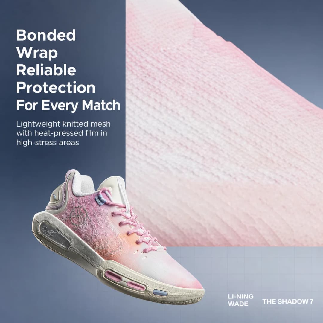 Li-Ning Men's WADE SHADOW 7 On Court Basketball Shoes BOOM Cushion Wearable Anti-slip LiNing Stable Sneakers ABPV011 - 3