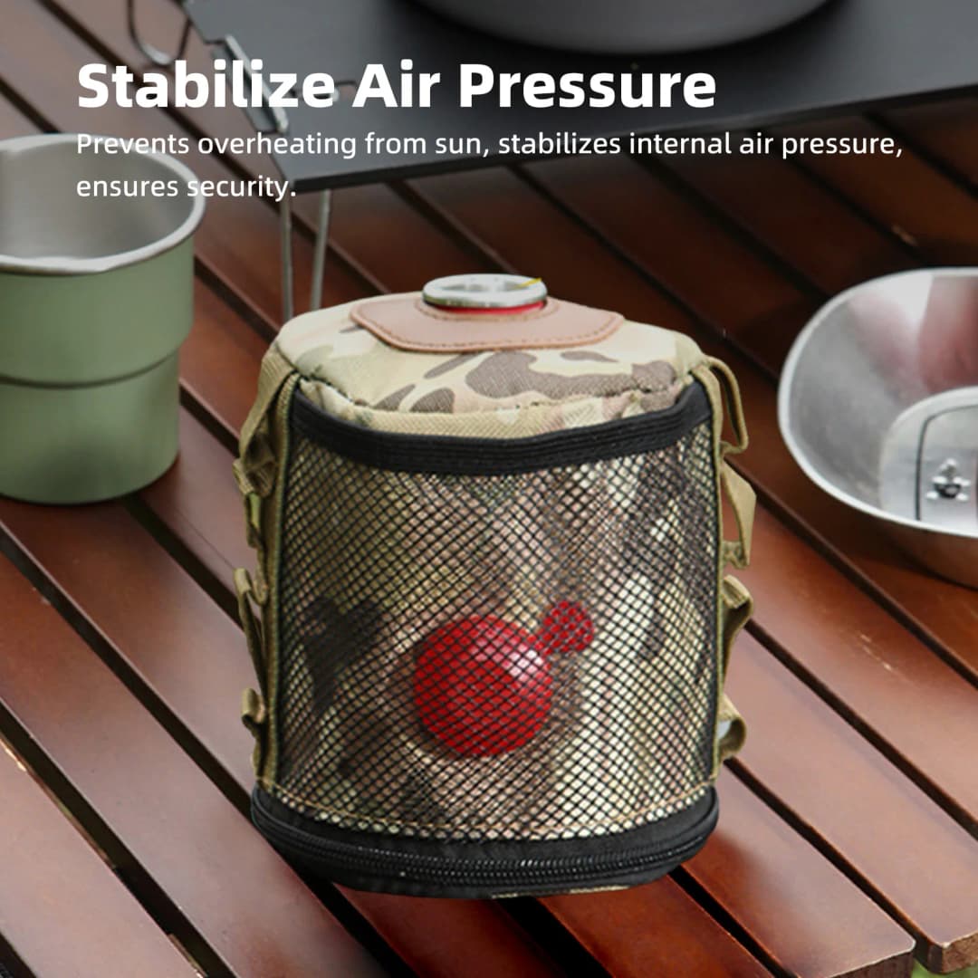 غطاء واقي وعازل لحاوية الغاز 450 جرام - حقيبة تخزين مضادة للسقوط لمعدات التخييم - 3