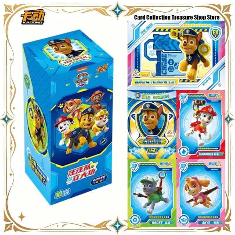 بطاقات PAW Patrol Rescue، حزمة خاصة، Wave 1، Chase Marshall Skye Rubble Zuma، بطاقات قابلة للجمع لهواة ومحبي PAW