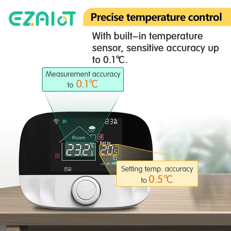 Tuya Smart Home Wifi Heating Thermostat  Wireless Floor Heater Water Gas Boiler Smart Life Temperature Controller Alexa Google - 2