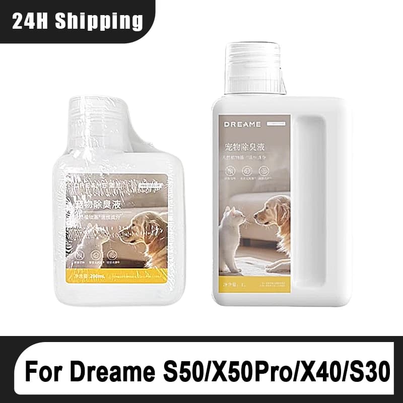 سائل تنظيف الأرضيات مزيل للروائح من Dreame Chasing لسلسلة S50/X50Pro/X40/S30، سعة 500 مل/1 لتر