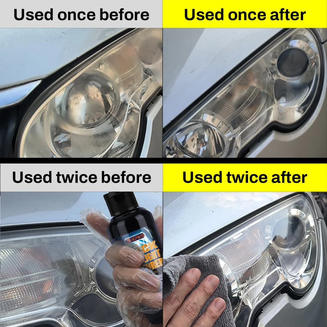 Headlight Restoration Polishing Headlamp Scratch Remover Repair Cleaning Paste Remove Oxidation Headlight Polish Liquid LHB-16 - 3