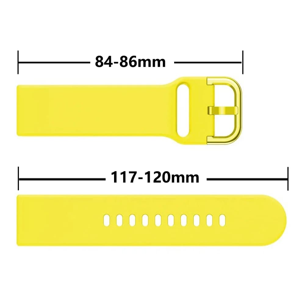 22mm Band for Xiaomi Watch Mi Color 2 S4 S3 S2 S1 Strap Replacement Smart watch Silicone Bracelet Belt Wristband correas S4 S1 - 6
