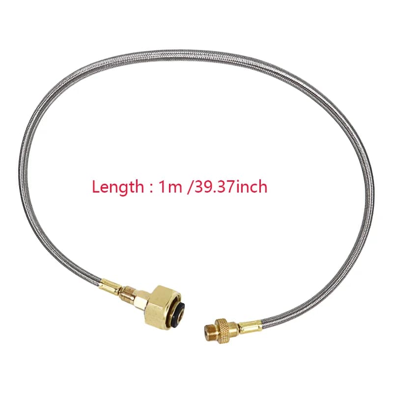Camping Gas Stove Propane Refill Adapter Gas Tank Connection Line Outdoor Burner Adapter LPG Cylinder Hose Connector - 2
