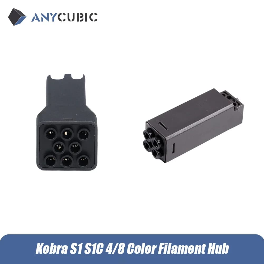 إكسسوارات ANYCUBIC Kobra S1 و Kobra S1 Combo - فوهة تسخين، طارد، 8 ألوان خيوط، محور PEI، فولاذ نابضي، وحدة كشف العودة - 3