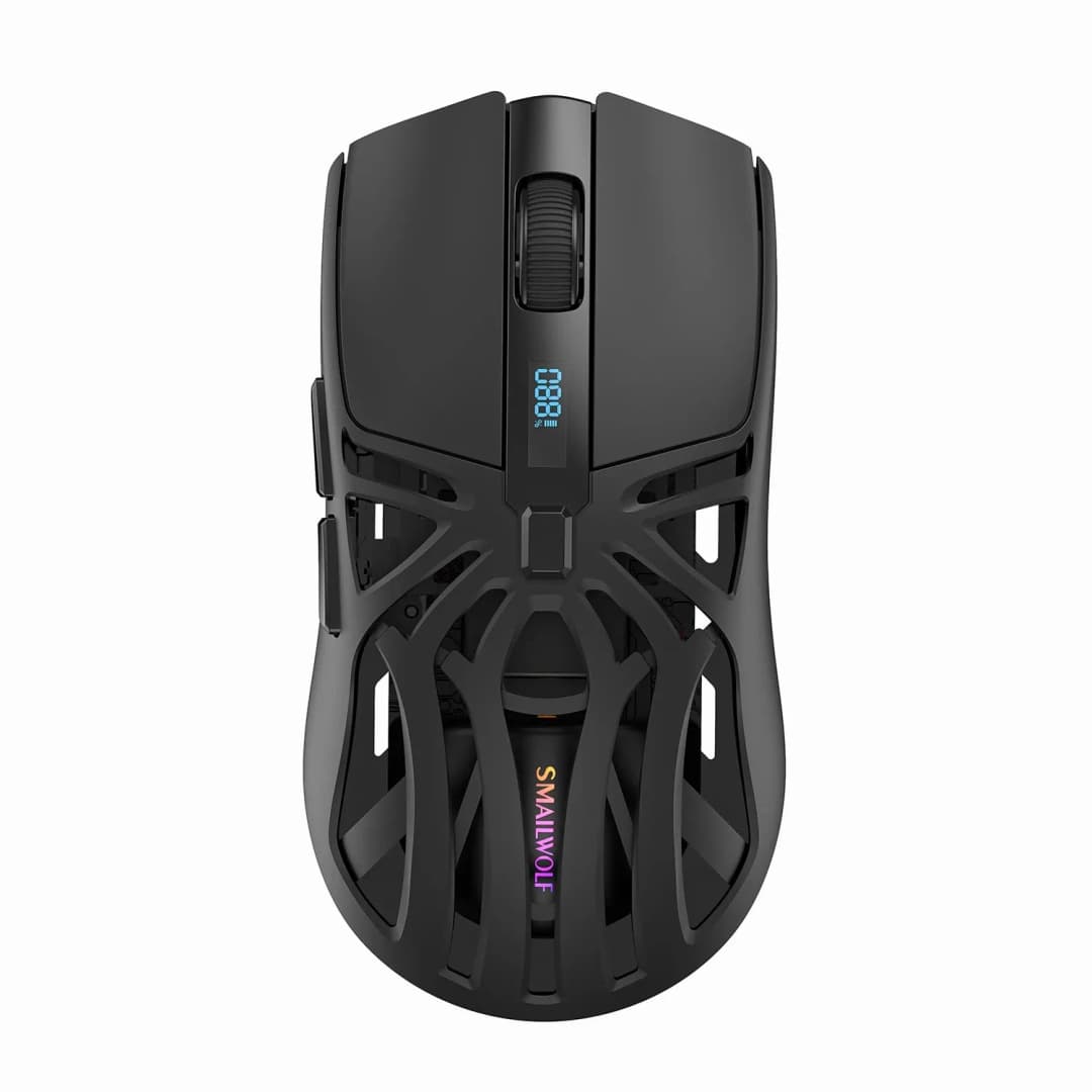 SMAILWOLF RS8 3-Mode Wireless Gaming Mouse BT5.1 2.4G Wired 24000 DPI 6 Keys 70g 1000Hz RGB Game Mouse For PC Gamer - 2