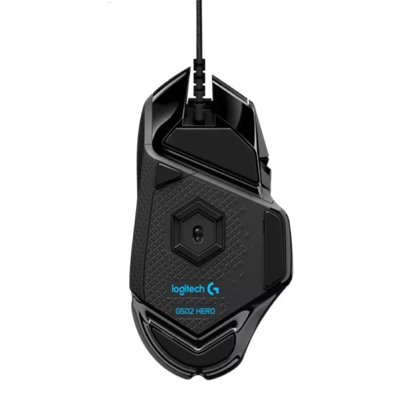 ماوس الألعاب السلكي Logitech G502 HERO بدقة 25,600 DPI وأوزان قابلة للتعديل وأزرار قابلة للبرمجة وأداء عالٍ - 4
