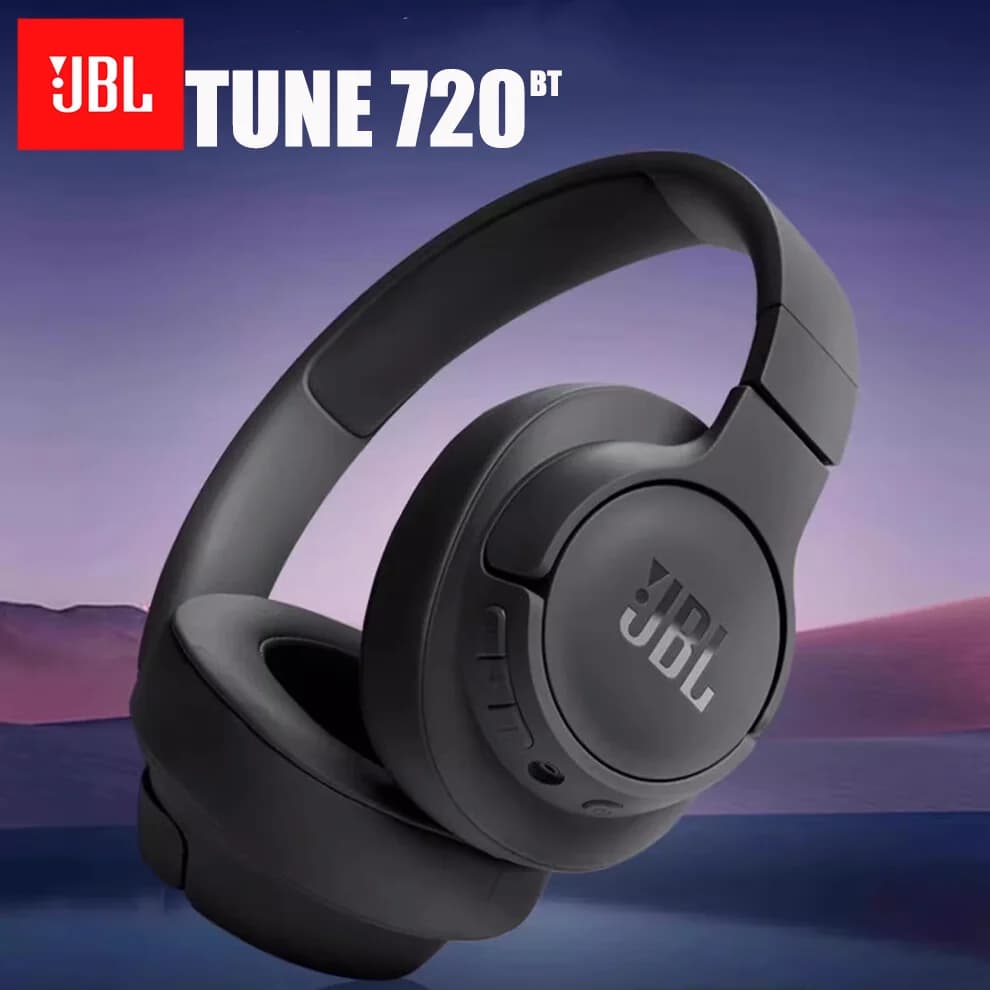 JBL TUNE 720BT سماعات بلوتوث لاسلكية حقيقية فوق الأذن أغطية أذن سيليكون قابلة للطي بعمر بطارية طويل - 4