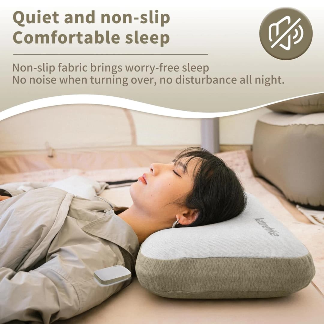 Naturehike Camping Pillow Portable Memory Foam Comfort Square Pillow Outdoor Travel Soft Sleeping Pillow - 3