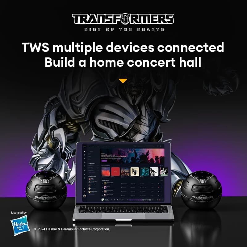 سماعة محمولة Choice TRANSFORMERS TF-Y17 مقاومة طويلة بلوتوث لاسلكي صوت ستيريو صندوق صوت متعدد الوظائف - 3