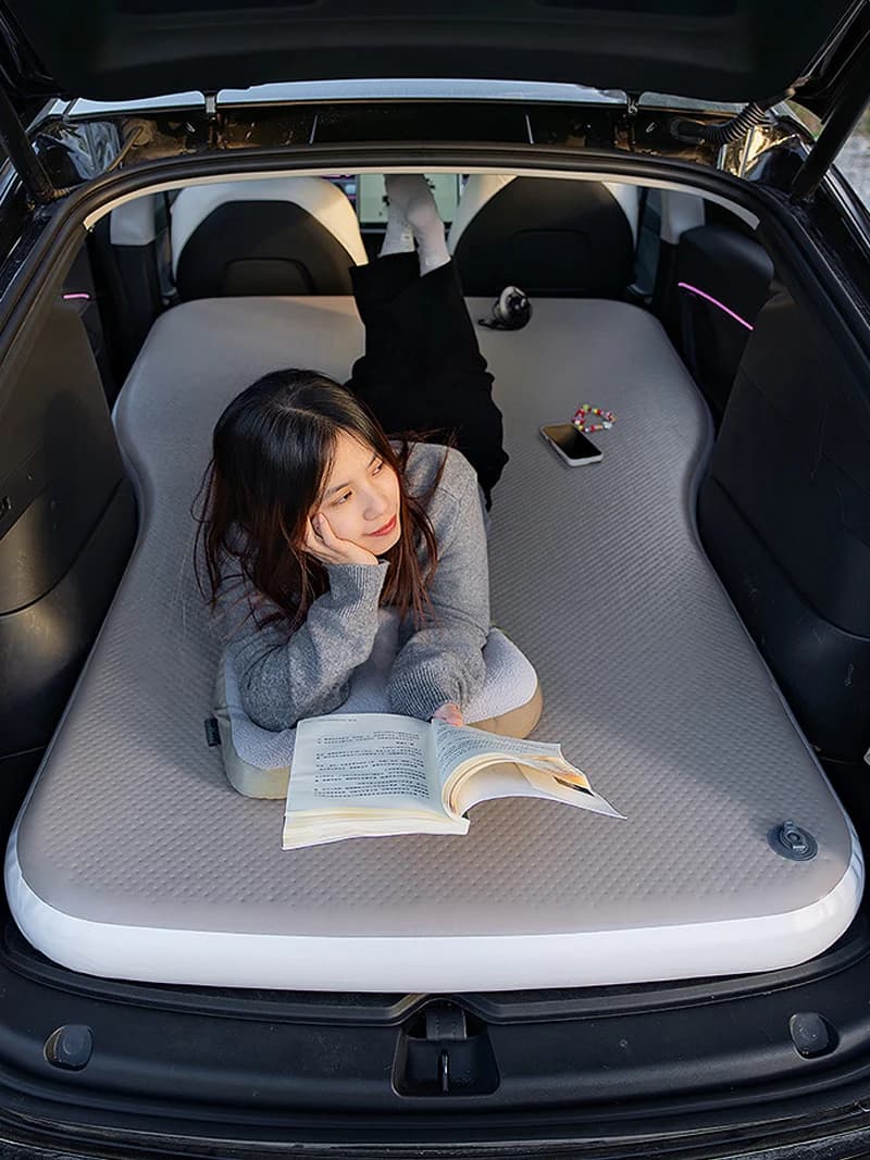 lohascamping Car Air Inflatable Travel Mattress Bed Universal for Back Seat Multi functional Mat Car Travel Bed SUV Mattress - 3