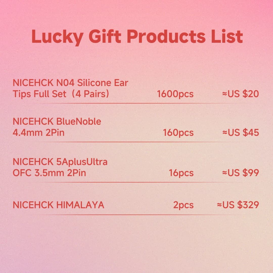MoonHiFi 2026 March S Sale Limited Stock Mystery Box Random Earphone In-Ear Monitor& Cable IEM Accessories Lucky Surprise Gift - 2
