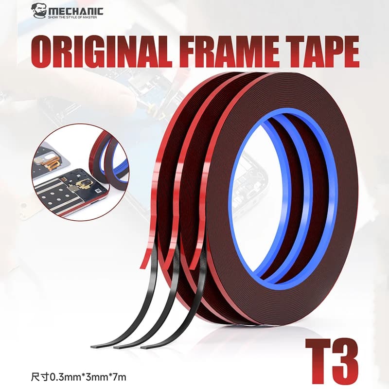 MECHANIC T3 3mm Edge Screen Frame Glue for iphone Tablet Computer electrical appliance repair Green Foam Double-sided tape