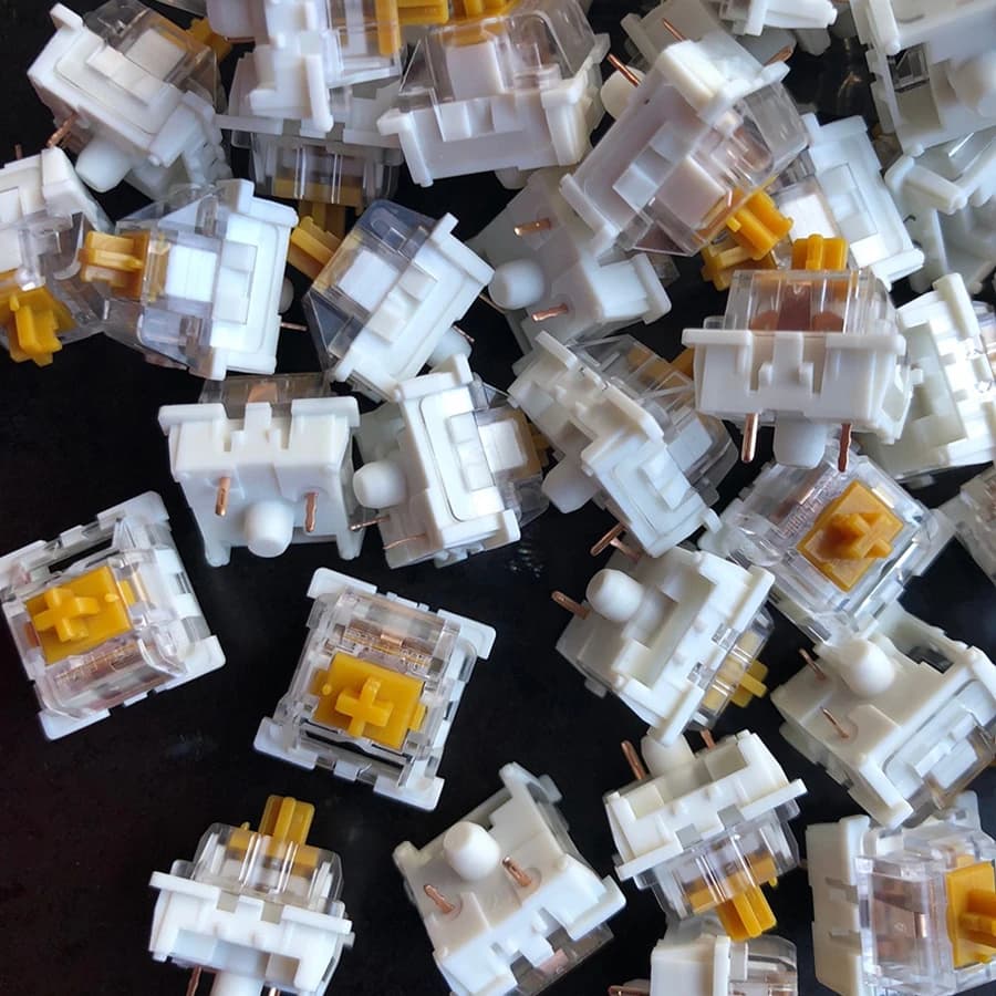 Outemu Switch Dustproof Linear Tactile Clicky Silent 3Pin Switches for Keyboard RGB LED SMD Gaming Compatible With MX Switch - 5
