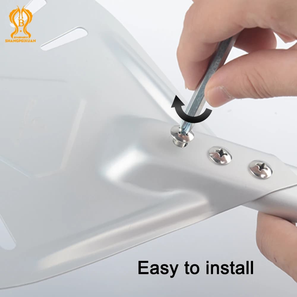 مجرفة بيتزا من الألومنيوم بمقبض طويل 7/8/9 بوصة، مجرفة بيتزا مثقبة، مجرفة بيتزا غير قابلة للانزلاق، أداة بيتزا من شانغبيكسوان. - 5