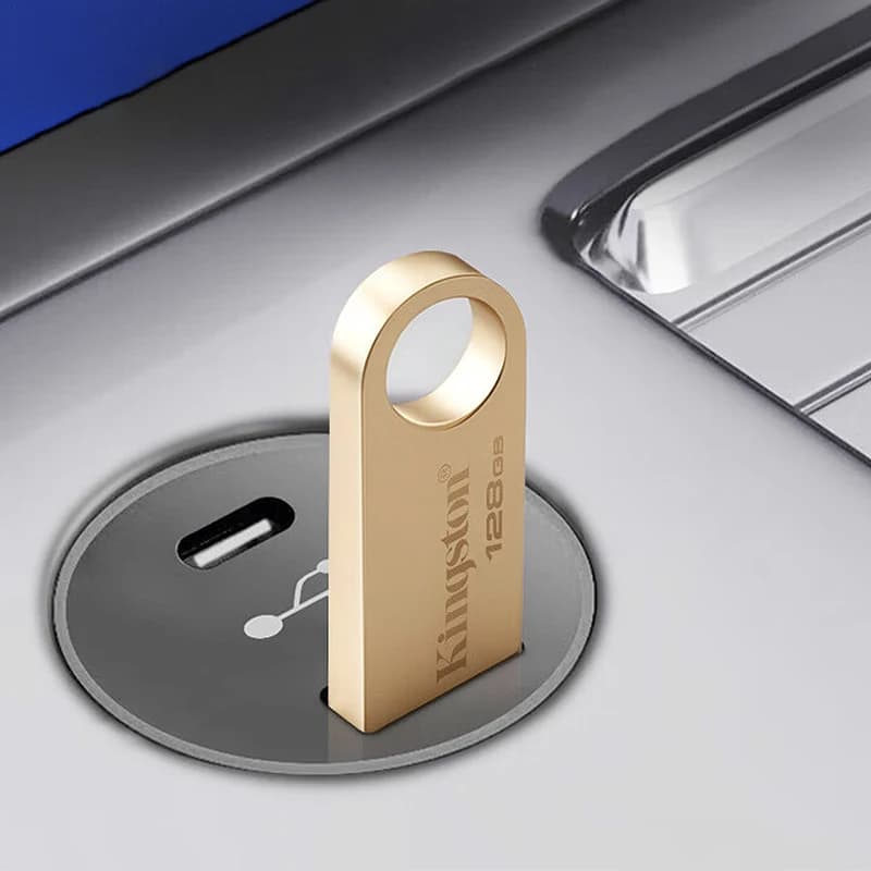Kingston High Speed Metal USB 3.2 Flash Drive for TV Car Max 220Mb/s Read 100Mb/s Write Flash Pen drive USB Disk Pendrive Stick - 2
