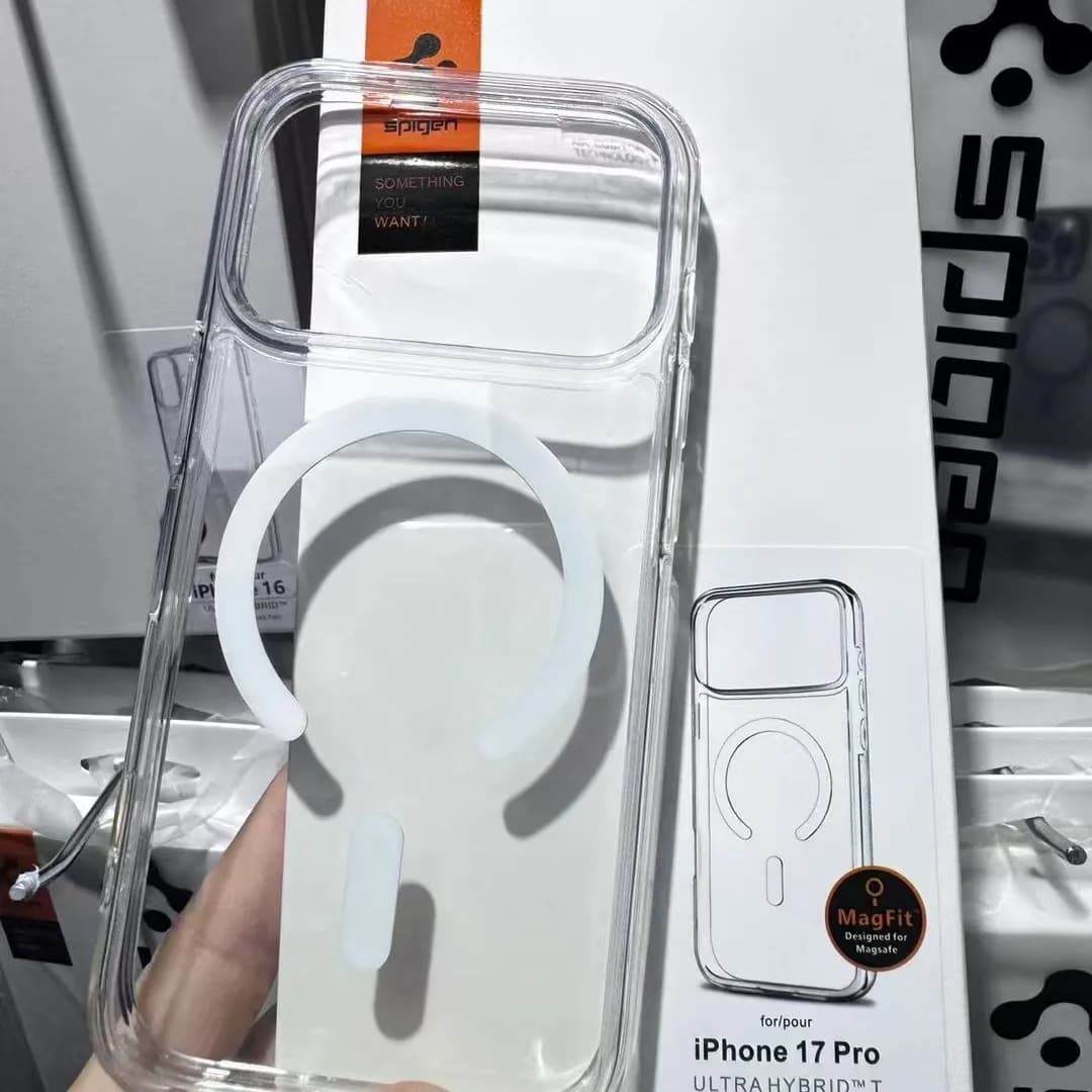 Original Spigen magnetic transparent phone case for iPhone 17 Promax, 16 15 14 13 12 Plus Fully shockproof and 2-in-1 - 3