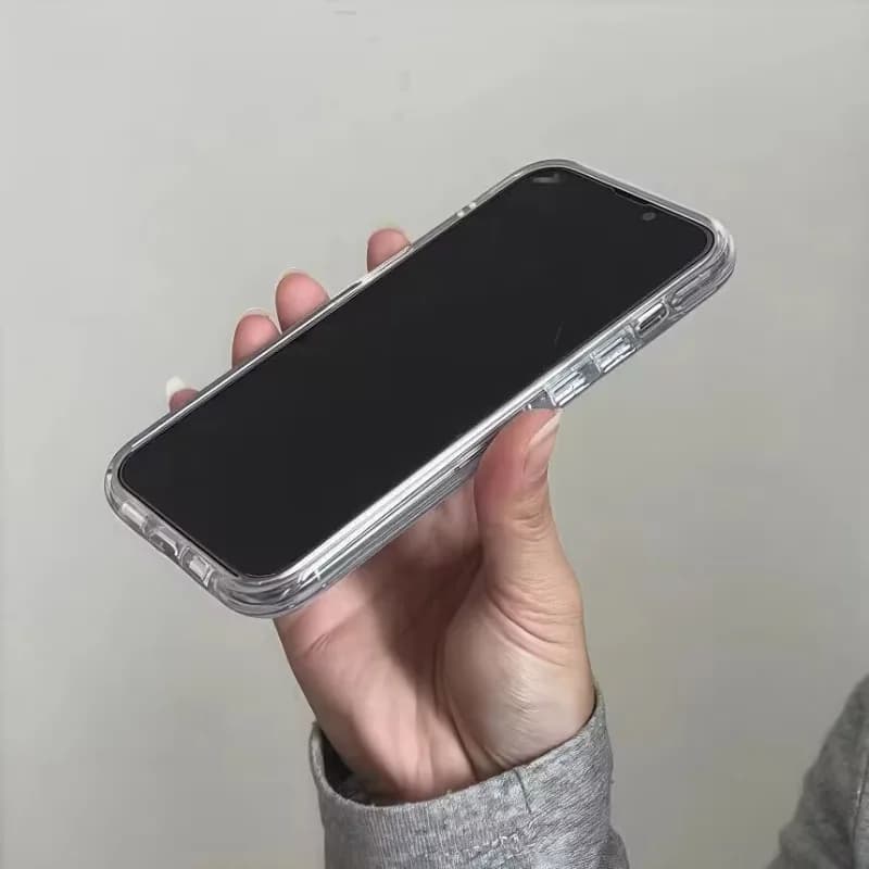 غطاء هاتف بنمط شبكة مربعات زرقاء عصرية لهواتف آيفون 17 برو 16 15 14 13 12 11 برو ماكس 16e X XR XS ماكس 7 8 بلس غطاء ناعم - 6