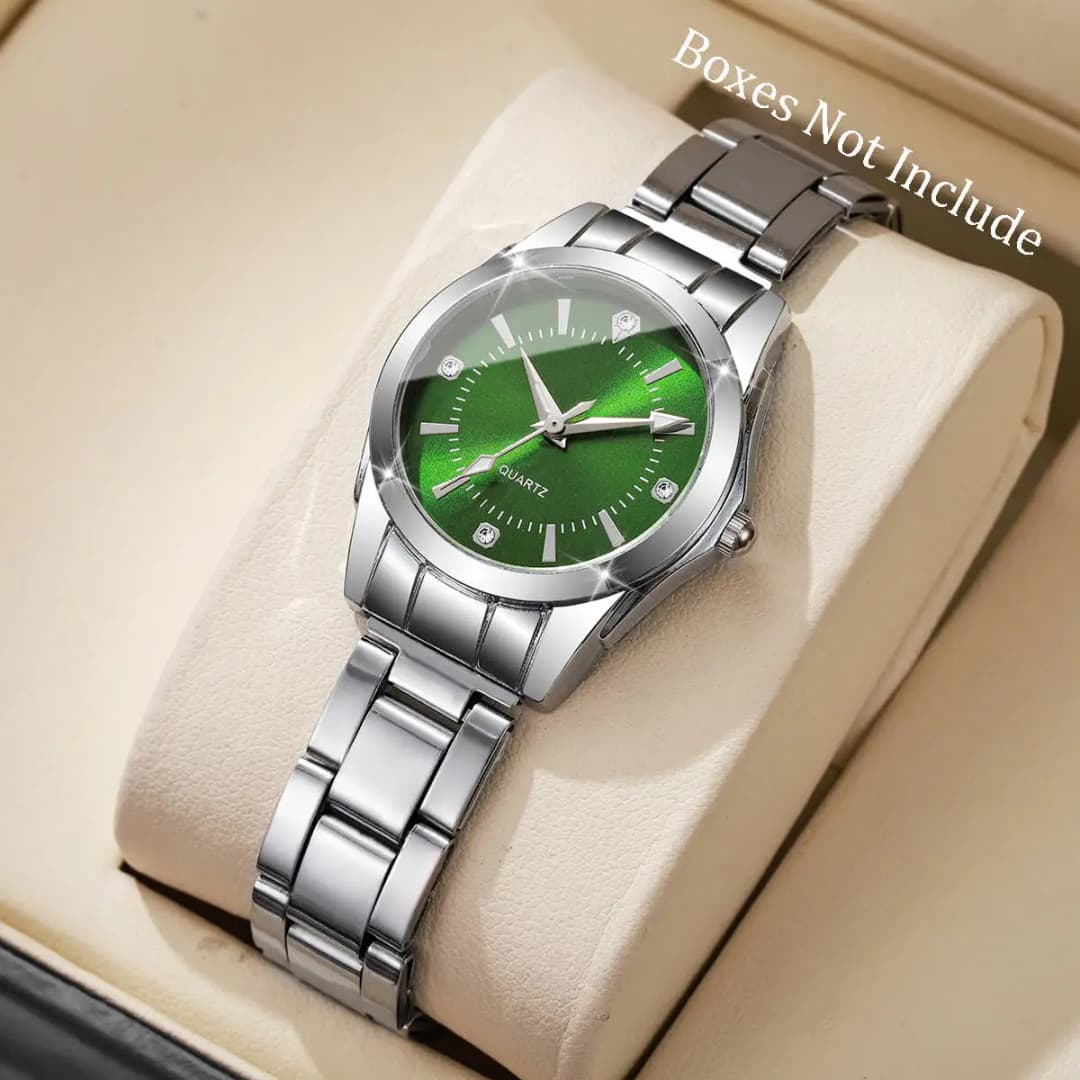 Luxury Rhinestone Women Watches Casual Quartz Wrist Watches For Ladies Clock Reloj Mujer（Without box）