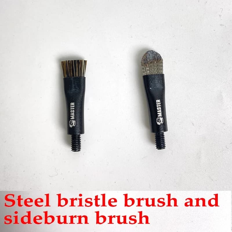 2 قطعة اللوحة الأم الميكانيكية IC فرشاة إزالة الصمغ فرشاة الصلب استبدال رئيس IC وسادة تنظيف وإزالة الغراء وأداة إزالة القصدير - 3