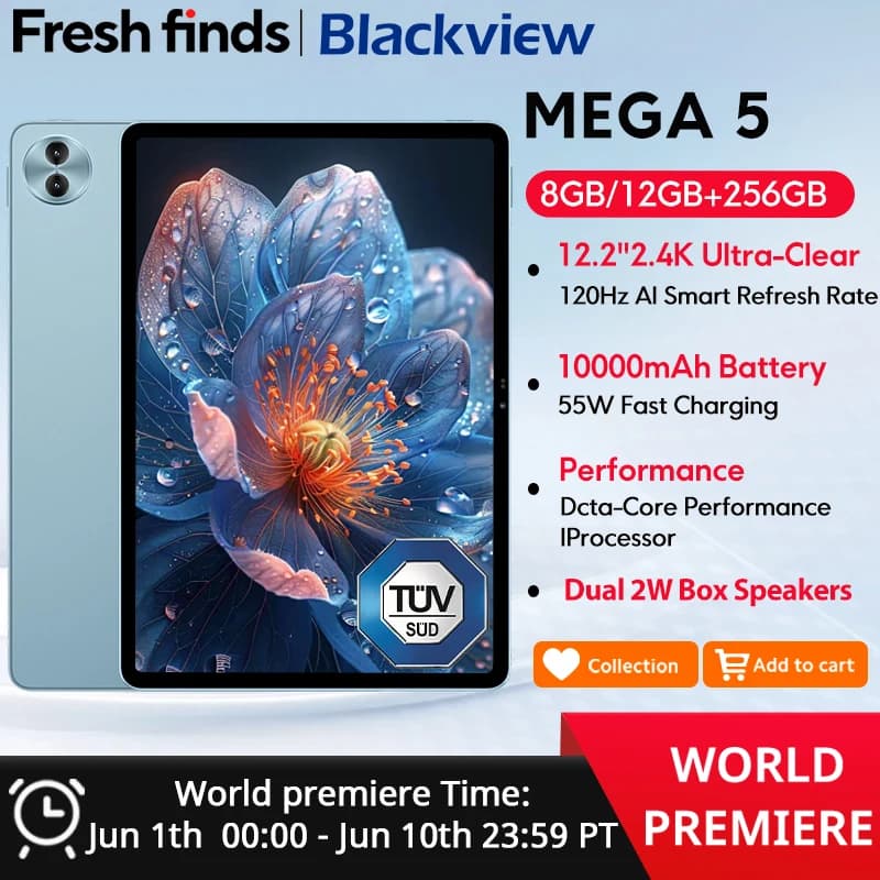 Blackview MEGA 5 New tablet coming soon in  May