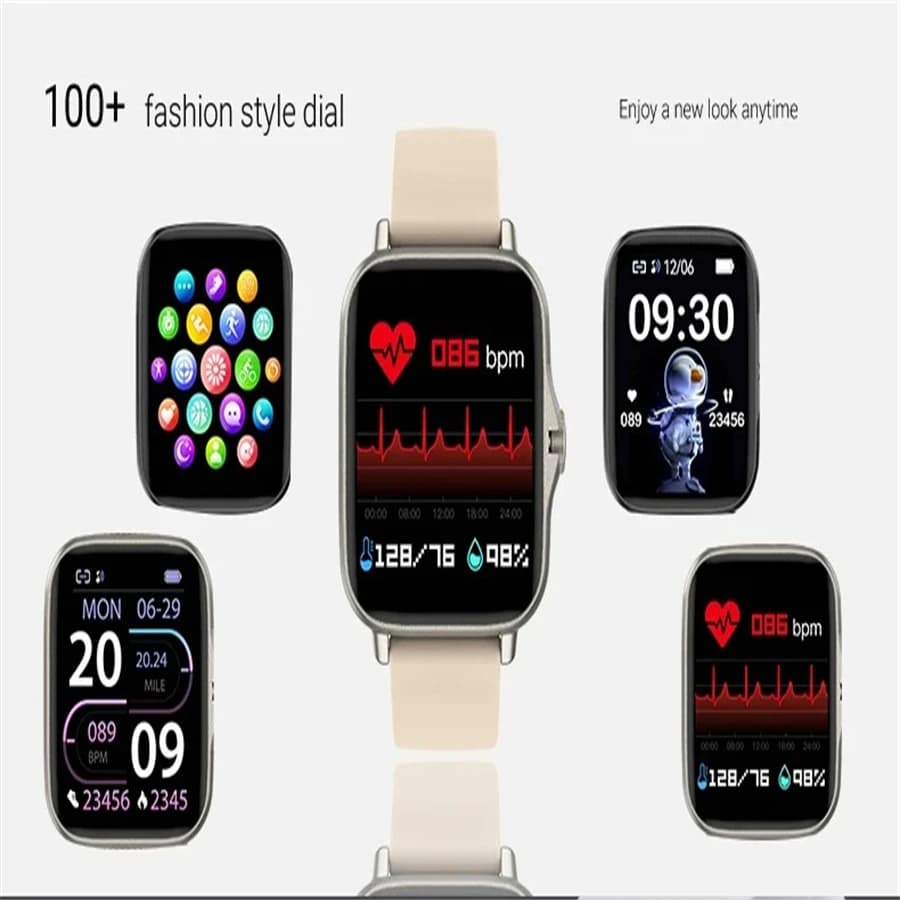 Multi-Function Smart Watch Message Music Playback Dial Call Touch Screen Smartwatch For Women Men Sports Watches For Android IOS - 4