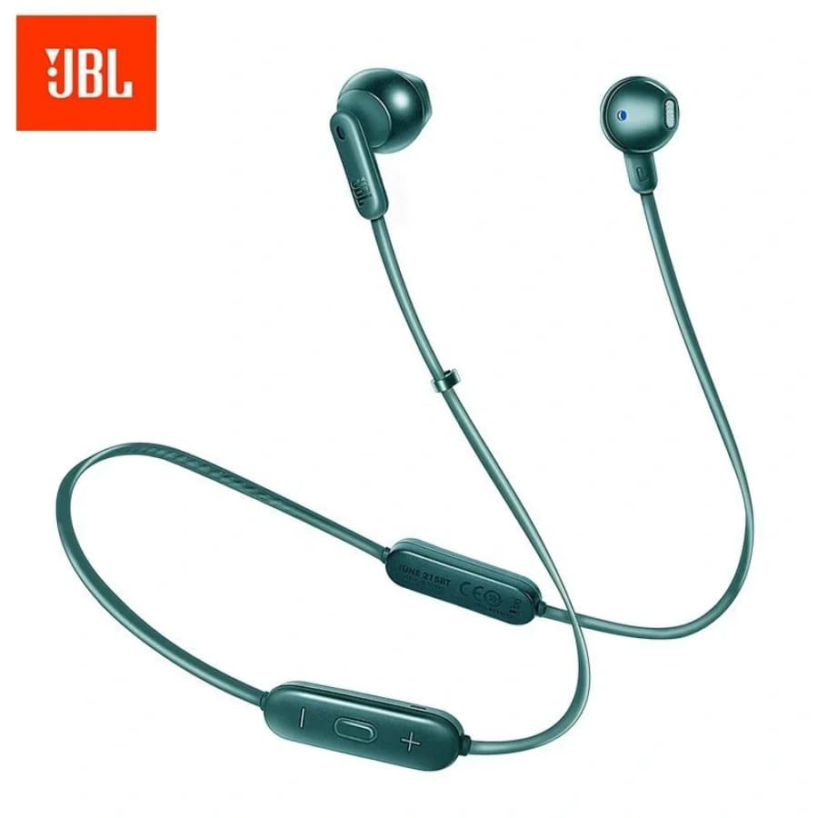 سماعات أذن JBL 215BT لاسلكية بلوتوث باس عميق 50 وقت تشغيل 21 ساعة ميكروفون مدمج مكالمات بدون استخدام اليدين مقاومة للعرق للرياضيين - 2