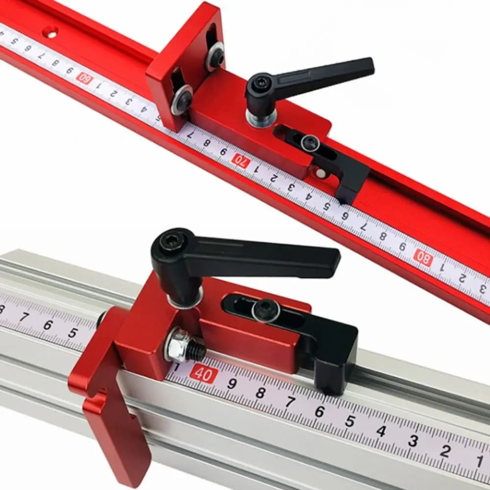 1/2/3m Adhesive Backed Tape Ruler 13MM Width Metric Scale Stainless Steel Workbench Measuring Tape Stickers Miter Track Measure - 4