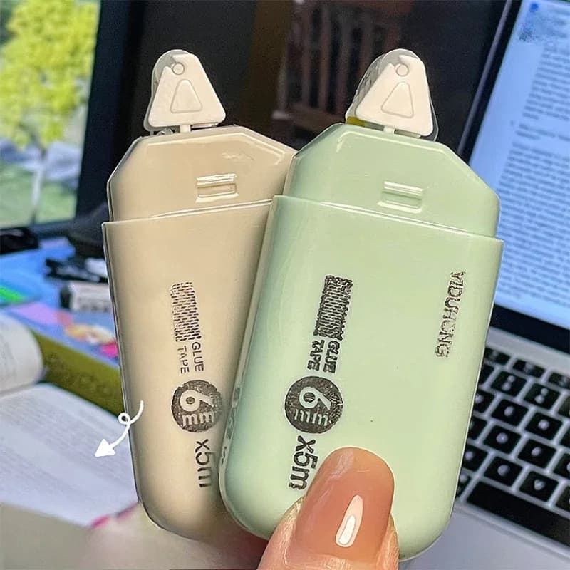 4 قطع شريط لاصق مزدوج الوجه سهل التمزيق من موراندي، مناسب لدفاتر القصاصات والكولاجات وألبومات الصور - مثالي للوازم المكتبية - 5