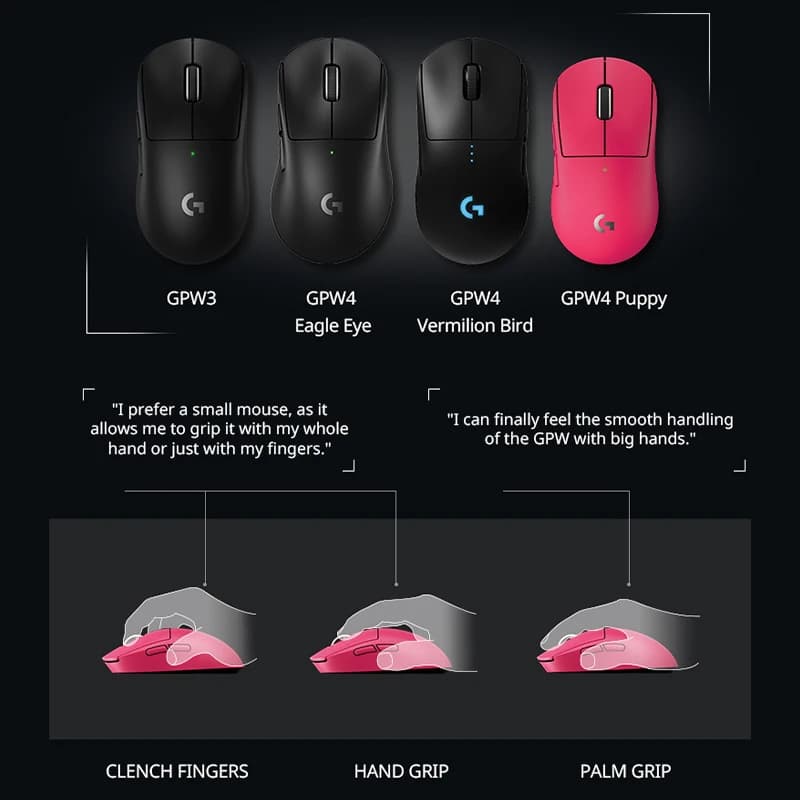 Logitech G PRO X SUPERLIGHT 2c wireless gaming mouse, 51g, HERO 2 sensor supports up to 44000DPI and 888IPS, 8KHz - 2