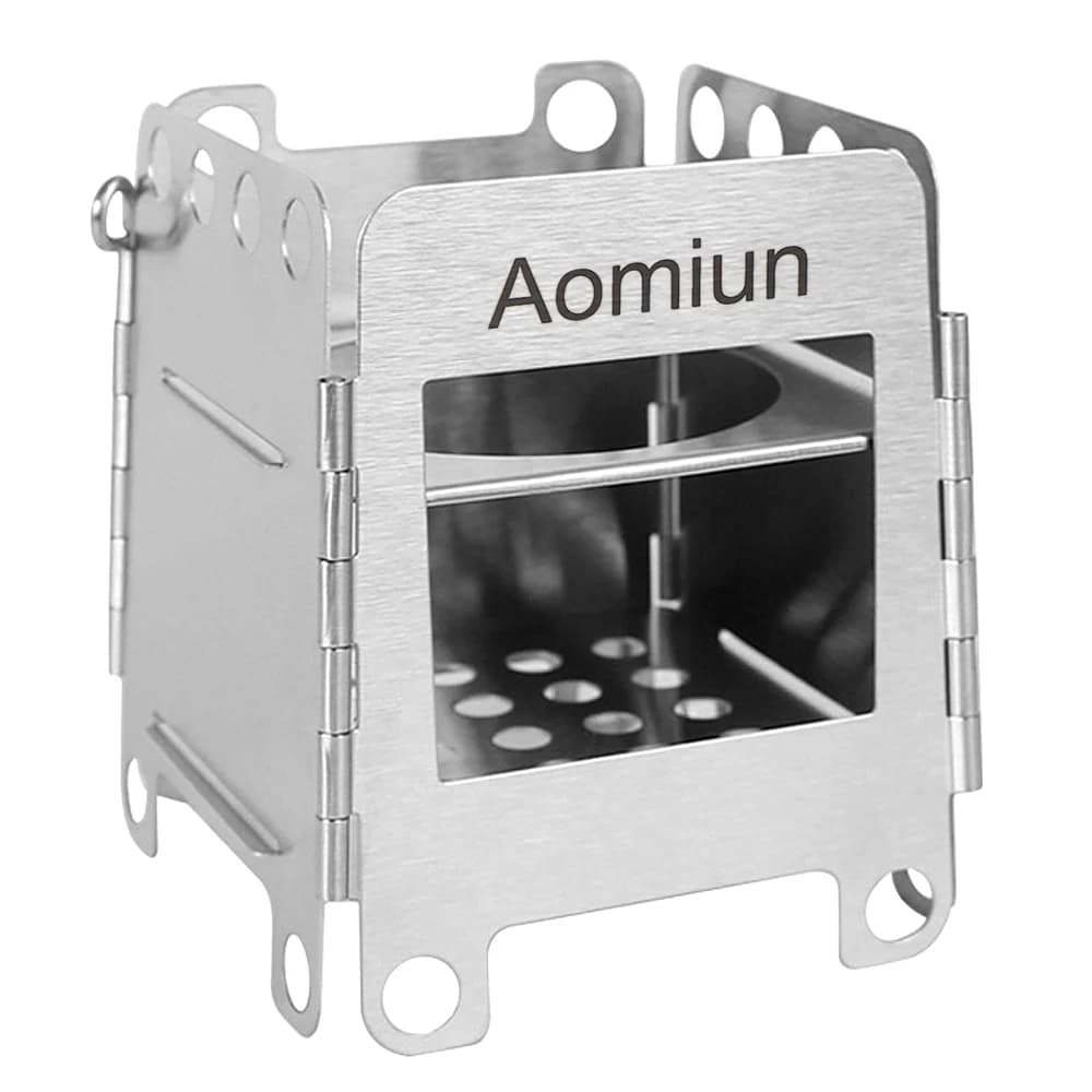 Mini Portable Outdoor Stainless Steel Fire Pit Compact Camping Stove for Efficient Wood Burning - 4