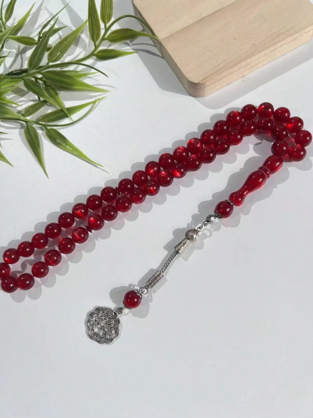 45 قطعة/مجموعة خرز صلاة بحلقة واحدة 10 ملم، مصممة للطقوس الدينية في الشرق الأوسط والعربية