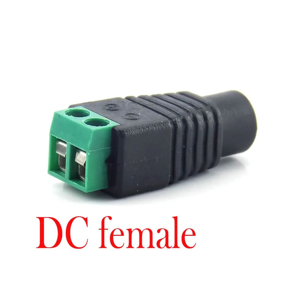 محول طاقة DC، أنثى إلى 2-8 ذكور، كابل توصيل 5.5mm*2.1mm، 12V، لكاميرات CCTV وإضاءة LED - 6