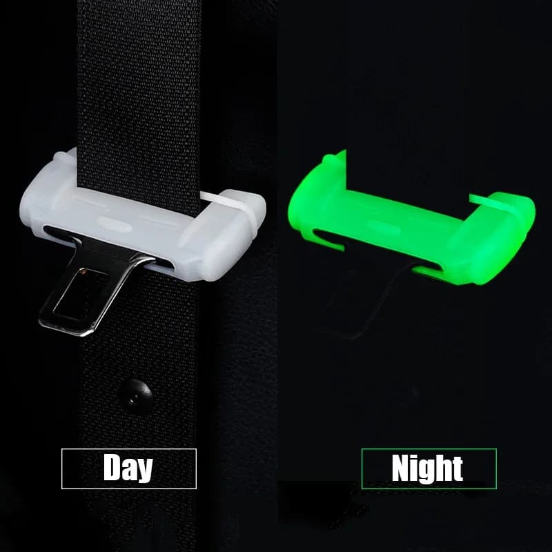 Universal Car Safety Belt Buckle Protector Silicon Anti-Scratch Belt Buckle Clip Interior Button Case  Cover Car Stuff - 6