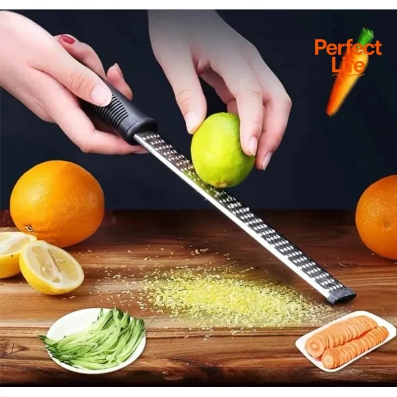 FAIS DU High Quality Stainless Steel Peel Lemon Cheese Vegetable Manual Grater Peeler Sharp Blade Choppable Cheese Kitchens Tool - 3