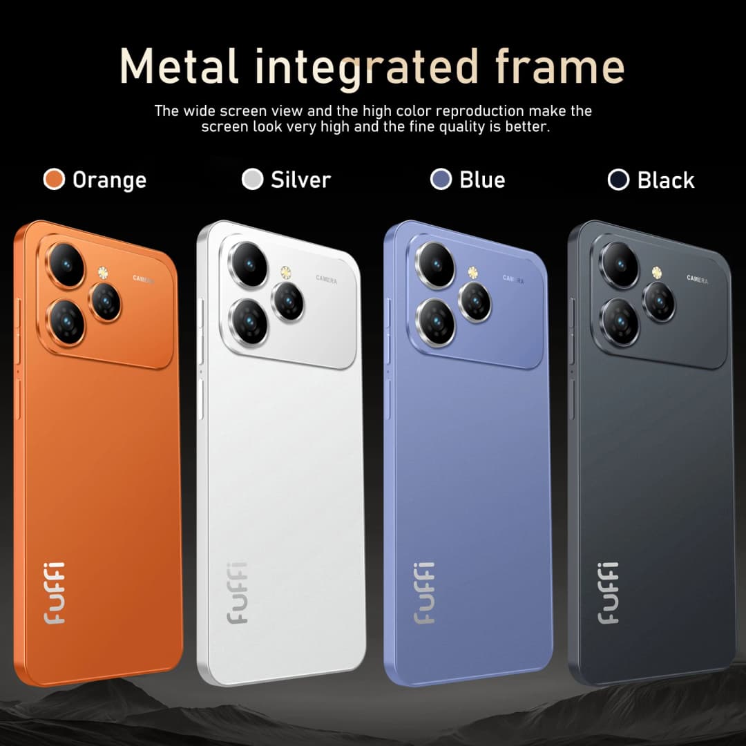 هاتف فوفي جلوبال فيجن i17 برو ماكس الذكي بنظام أندرويد، 8 جيجابايت رام، 256 جيجابايت روم، شاشة 6.56 بوصة، كاميرا 24+48 ميجابكسل، شبكة الجيل الخامس - 2