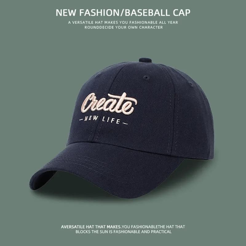Baseball Cap Adjustable Sun Hat UV Protection Summer Spring Fashion Men Women Casual Bucket Hat for Outdoor Sports Travel - 2