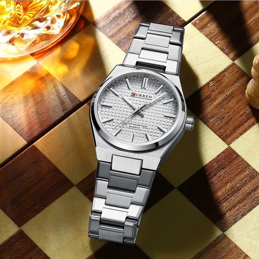 CURREN 8439 Top Brand Men's Watch Luxury Business Waterproof Stainless Steel Military Quartz Men's Watches relógios masculino - 5