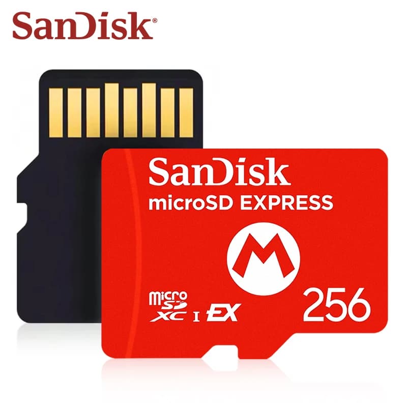 بطاقة ذاكرة سان ديسك microSD Express، سعة 256 جيجابايت، سرعة قراءة تصل إلى 880 ميجابايت/ثانية، متوافقة مع Nintendo Switch 2 ودعم ألعاب switch2 - 3