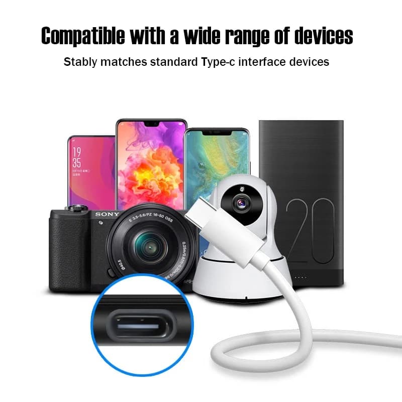 كابل USB C طويل جداً لشاومي ريدمي هواوي هواتف محمولة كابل شحن نوع سي معدات كاميرا VR 2 متر 3 متر 5 متر 8 متر 10 متر 12 متر 14 متر - 2