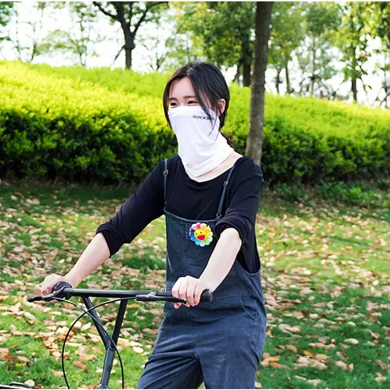 ROCKBROS Quick-Dry Cycling Face Mask Scarf Sun Protection Cycling Headwear Outdoor Sports Face Cover Breathable Bicycle Bandana - 6