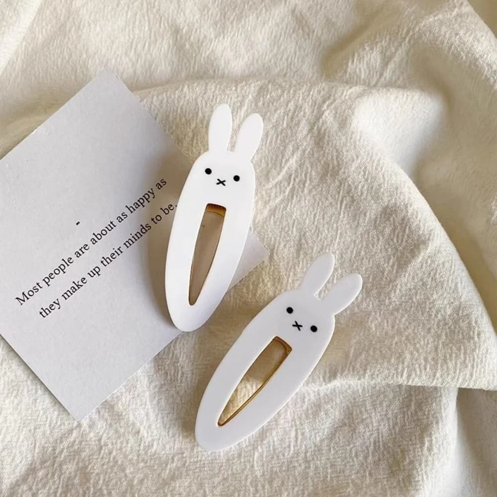 Cute Miffy Kawaii Ins Hair Decoration Clip Princess Bangs Clips Sweet Cool Rabbit Y2K Personality Headwear Student Girl Gifts - 3