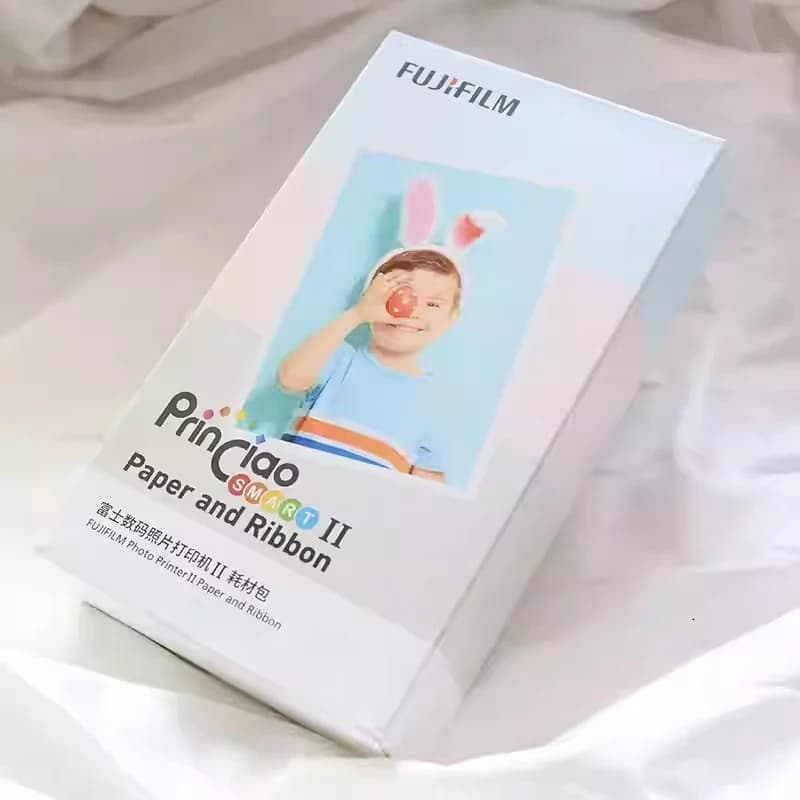 6-Inch Fujifilm Xiaoqiao Printing Second Generation Photo Paper 2nd Generation Photo Printer Consumables Ribbon Photo Paper