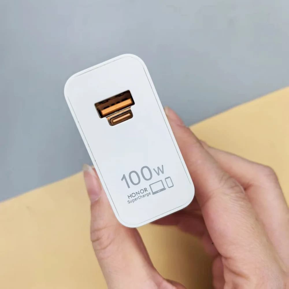 Honor 300 200 Ultra 100W Super Fast Charger PD/QC 3.0 EU/US Wall Adapter For Magic 7 6 Pura 80 70 Pro +1/1.5/2 M PD Type C Cable - 3