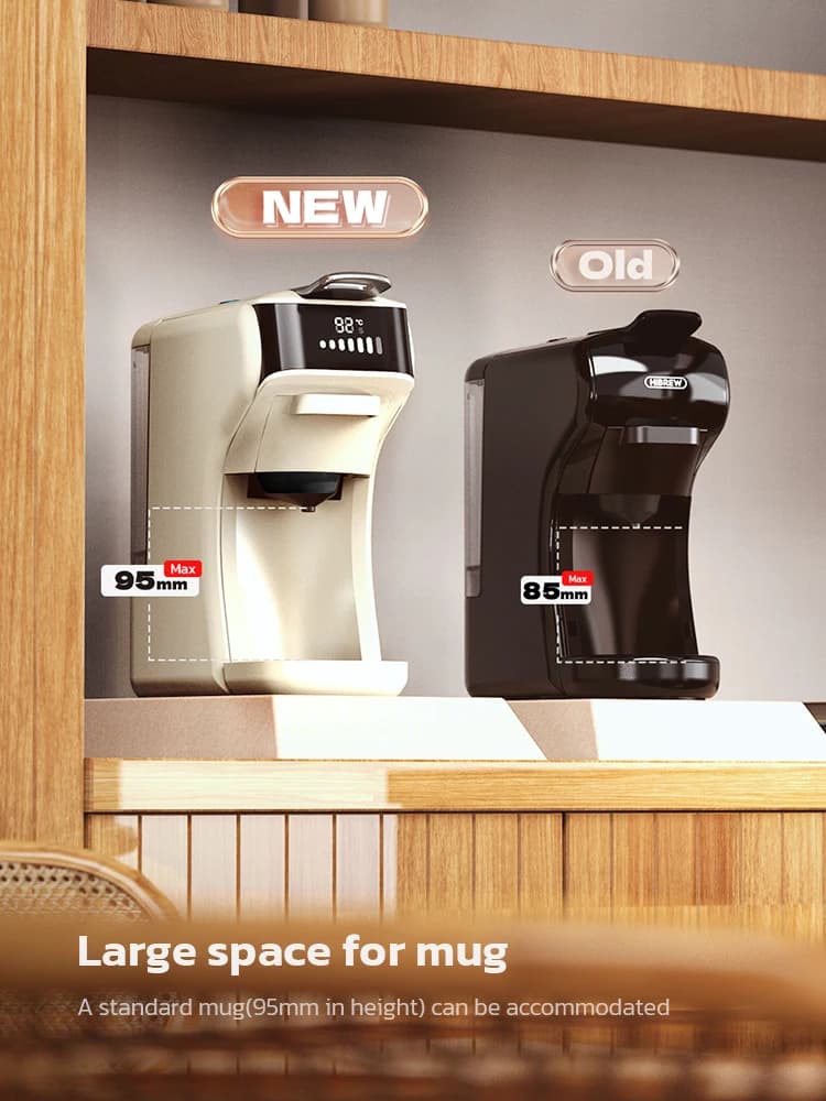 HiBREW 6in1 Capsule Coffee Machine Hot/Cold Multiple Espresso Cafetera Cappuccino Coffee Maker Dolce Gusto Nespresso Powder H1B - 4